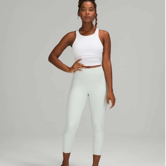 NWT lululemon Align HR Crop 23" - Ocean Air - Picture 2 of 9
